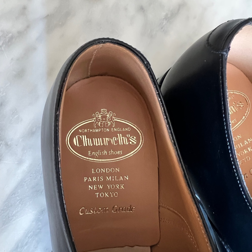 NWOT Church’s Dubai calf leather oxford black - Picture 2 of 14